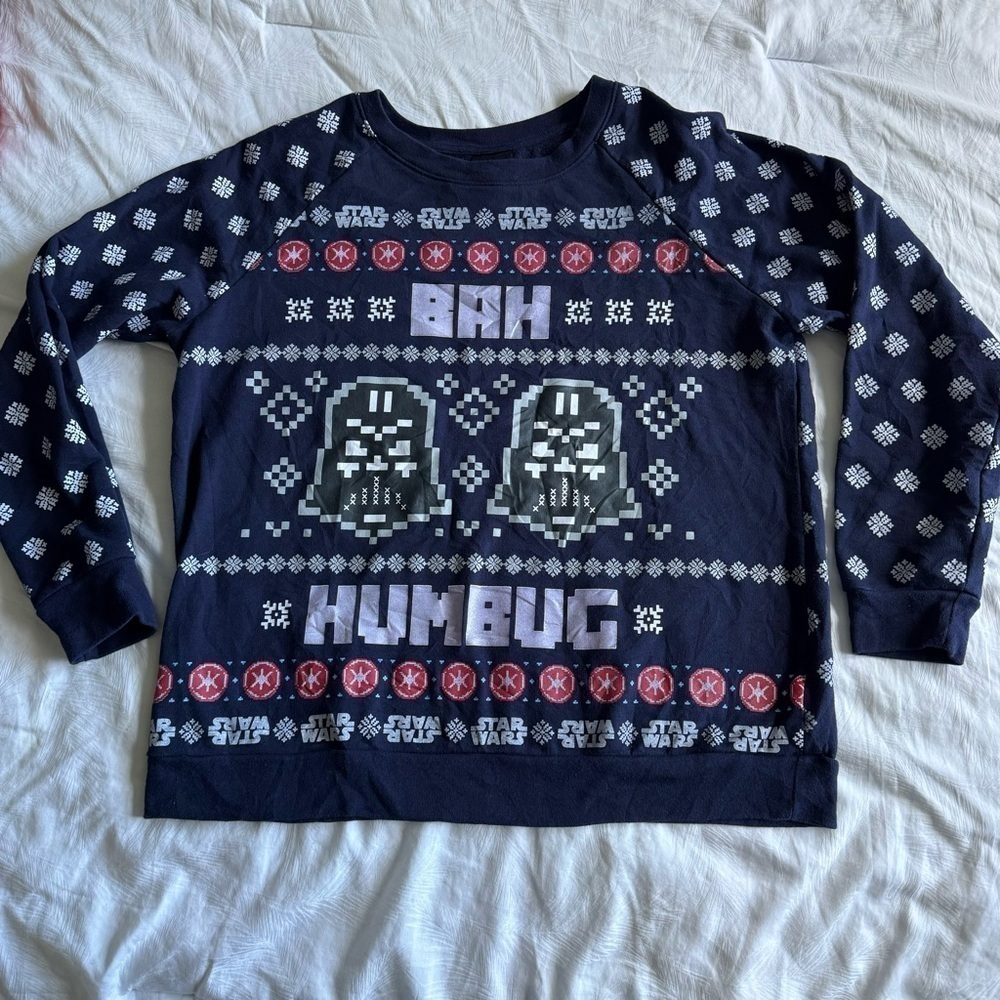 Star Wars bah humbug Christmas sweater - Picture 2 of 7